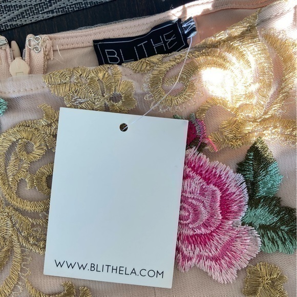 💋NWT Fashion Nova Can't Stop Desire Midi sheer floral Dress Skirt M - Picture 11 of 14